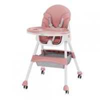 Scaun de masa pliabil 2 in 1 U-Grow UG-502-PK, roz, 6-36 luni - 1