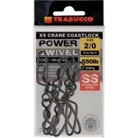 Agrafa cu vartej Trabucco X-Strong Crane Coastlock Snap, marimea 3/0 - 1
