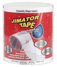 Banda reparatoare superadeziva JIMATOR TAPE, alba, 2 in x 5 ft - 1