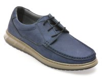 Mocasini Barbati SHOWMAN SH4102 Bleumarin din Nabuc - 1