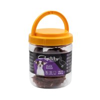 AGILITY Piele de Rață, XS-XL, găletușa recompense câini, 450g - 2