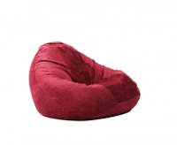 Fotoliu pufrelax nirvana gigant sour cherry cu husa detasabila textila umplut cu perle polistiren - 4
