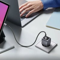 Incarcator rapid retea UGREEN Nexode Pro 30W USB-C GaN Fast Charger EU, 1 x USB-C, Gri - 4