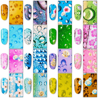 Set 10 folii de transfer 20x4cm. FT-BB10 - 1
