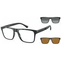 Rame ochelari de vedere pentru barbati Emporio Armani EA4115 50171W cu sistem Clip-on - 1