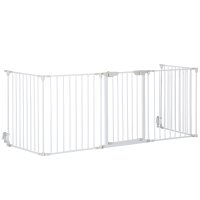 PawHut Gard Pliabil Modular pentru Câini cu 3 Panouri Alb | Aosom Romania - 1