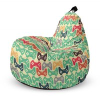 Fotoliu Updeco Puf Bean Bag Big Chill pentru Distractie si Relaxare - 5