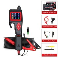 Instrument de diagnosticare inteligent pentru circuite electrice TopDiag P200, 12-24V, 18A, Afisaj LCD, pentru auto - 1