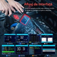 Instrument de diagnosticare inteligent pentru circuite electrice TopDiag P200, 12-24V, 18A, Afisaj LCD, pentru auto - 6