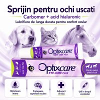 Gel Oftalmic OptixCare Eye Lube Plus 20g pentru Lubrifierea Ochiului - 4