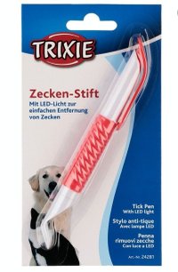 Trixie, penseta pentru indepartarea capuselor, cu LED, 14 cm - 1