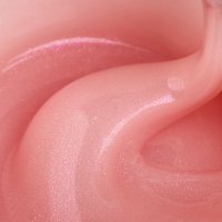 Liquid Polygel Everin 028 – Diamond Dust | HEMA &amp; TPO Free | Roz pudrat cu sclipici fin - 1