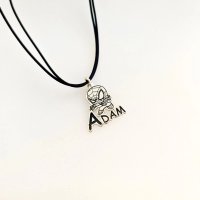 Pandantiv Spiderman - Personalizat cu nume - Argint 925 - Snur colorat - 1