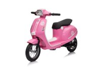 Scuter electric pentru copii, Kinderauto Retro, 350W, 24V 10Ah, roti gonflabile, music player, cadru robust, roz - 1