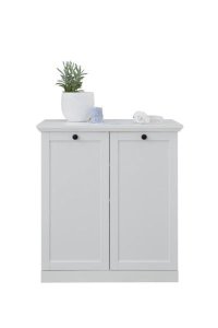 Comoda BRANDSON, 2 usi, alb, 81x41x88 cm - 1