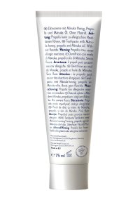 Pasta de dinti fara fluor, cu miere de Manuka MGO 400+, Propolis, ulei de Manuka (75ml) - pentru copii si adulti - 3
