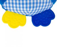 Jucarie din plus pentru agatat, fosnaie si vibreaza Cutie Owl Blue - 2
