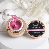 Gel Constructie Everin Autonivelant Bubblegum 15g | Builder Gel Profesional UV LED - 1