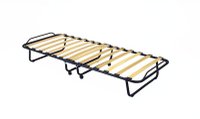 Pat pliabil Ontario, 80x190, 14 lamele, saltea 7 cm, cadru metal - 1