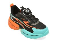Pantofi sport Selection Kids negri W616 din material textil pentru baieti - 1