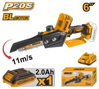 Drujba electrica mini 20V 150mm, brushless cu 1 acumulator Ingco CGSLI20685 - 1