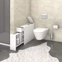 Dulap pentru Baie Smart Alb - 2