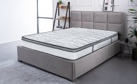 Saltea Ideal Sleep DREAM MEMORY, Arcuri Bonell, spumă poliuretanică fermă, spumă cu memorie, superortopedică, Grosime 26 cm - 3