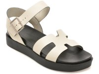 Sandale GRYXX albe, 376203, din piele naturala - 1