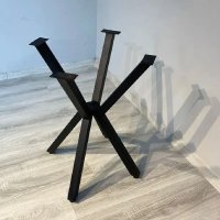 Picioare pentru masa rotunda sau patrata metal, culoare negru,A0062 - 1