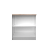 Biblioteca deschisa TOP MIX, alb, 80x33x85 cm - 1