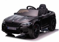 Masinuta electrica BMW M5 Competition Drift Edition, neagra, 24V 7Ah, 500W, cu scaun tapitat si dotari Premium - 1