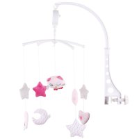 Carusel muzical pentru patut Chipolino pink Chicken - 1