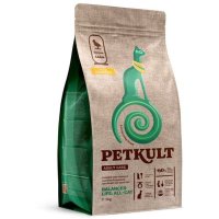 Hrana uscata Petkult Adult Care Balanced Life All-Cat pentru pisici, cu pui, 2 kg - 1