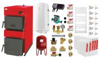 Sistem de Incalzire Sunsystem Burnit NWB 35 kW - Centrala pe Combustibil Solid si Accesorii Complete - 1