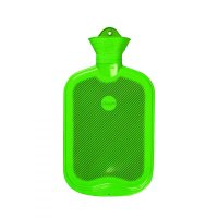Sanger perna cu apa calda din cauciuc natural, 2 L, verde - 1