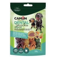 Recompense pentru caini, Camon Snack Dental Mix Veggie Bells, 100 g - 1
