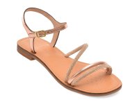 Sandale GEOX roz, D65YMM, din piele naturala - 1
