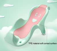 Suport anatomic pentru cadita copii Little Mom Cocoon Green, design bionic cu inclinare de 23 de grade, fixare cu ventuze, compatibilitate universala, dimensiune 56 x 29 x 22 cm - 5