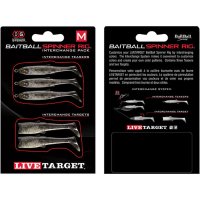Rezerva Spinnerbait Livetarget Rig, Small, culoare Purple Smoke-Silver - 1
