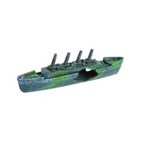 Decor Acvariu Titanic, Flamingo, 37x6x10cm - 1