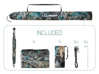Umbrela cu perete lateral Delphin Classa Camo, 250cm - 7