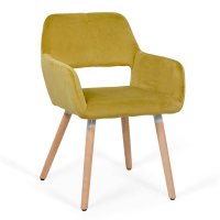 Scaun de bucatarie BUC 280 galben - Design modern si confortabil - 1