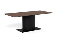 Masa de dining Marbella, maro si negru mat, 200 x 100 x 75.5 cm - 3