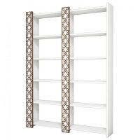 Biblioteca City 2 - Alb - 3