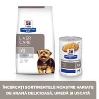 HILL'S Prescription Diet l/d pentru caini, hrana umeda pentru afectiuni hepatice, 370g - 6