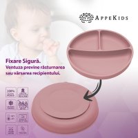 Set diversificare AppeKids din silicon 5 piese Classic Old Rose - 3