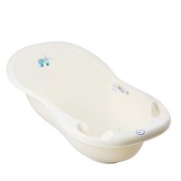 Cadita Tega Baby DogCat 86 cm cu senzor de temperatura Galben - 1