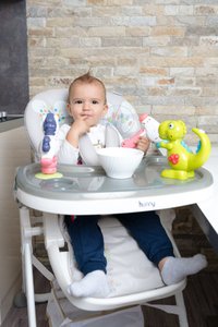 Scaun de masa Cangaroo Hunny Blue - 2