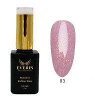 Shimmer Rubber Base Everin 15ml- 03 - 1