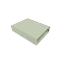 Cearceaf cu elastic MimiNu Olive, 90x40 cm, din bumbac jersey pentru patut leagan sau co-sleeper, certificat Oeko-Tex Standard 100 - 1
